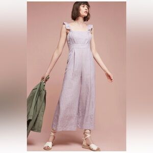 NWT Anthropologie size 4 Nantucket ruffled jumpsuit